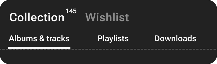 Collection Menu - Collection Screenshot